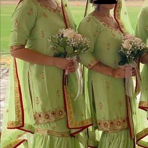 Pakistan India gharara outfit